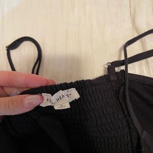 Black pacsun mini dress with buttons